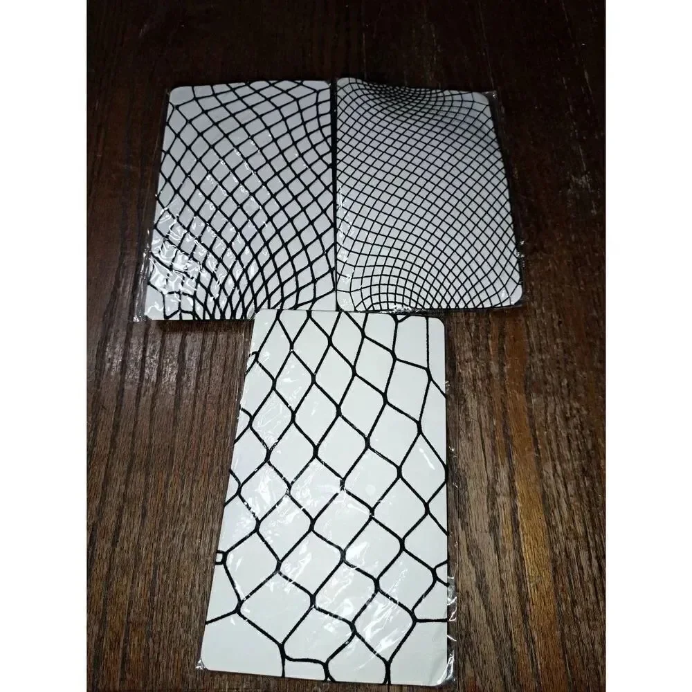 New One Size Three Pair Black Fishnet Sexy Stockings Hosiery Panty Hose